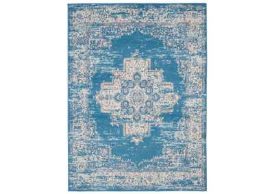 Image for Nourison Grafix GRF14 Blue 4'x6' Persian Area Rug