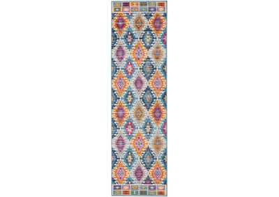 Image for Nourison Passion PSN02 Multicolor 8' Runner Hallway Rug