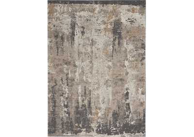 Image for Nourison Tangra 4'x6' Cream Grey Area Rug