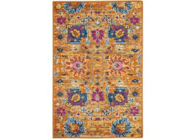Image for Nourison Passion 2' X 3' Orange Boho Area Rug