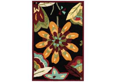 Image for Nourison Fantasy 2'x4' Black Area Rug