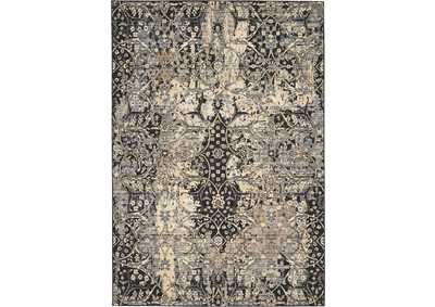 Image for Nourison Majestic 6'x8' Charcoal Grey Vintage Area Rug