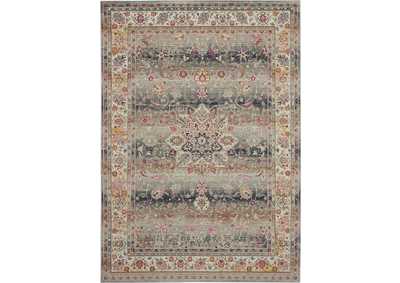 Image for Nourison Vintage Kashan VKA01 Grey Multicolor 5'x8' Oushak Area Rug