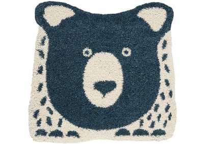Image for Nourison Hudson DS100 Blue 4' Freeform Area Rug