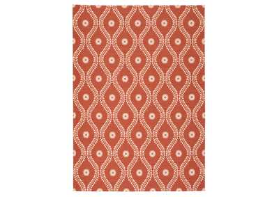 Image for Nourison Home & Garden RS085 Red and Brown 10'x14' Rug
