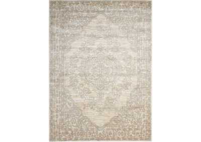 Image for Nourison Euphoria EUP04 White and Beige 5'x7' Area Rug