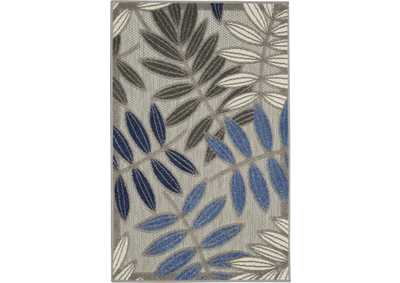 Image for Nourison Aloha 3'x4' Blue Patio Area Rug