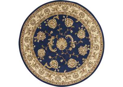 Image for Nourison 2000 6' Round Navy Area Rug