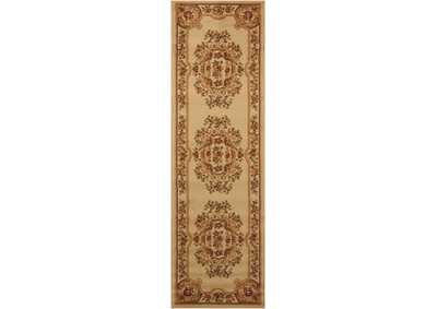 Image for Nourison Paramount PAR37 Beige 7' Runner Hallway Rug