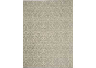 Image for kathy ireland Home Sahara KI390 Silver and Ivory 8'x11' Large Rug