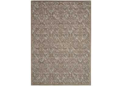 Image for Nourison Damask DAS02 Grey 5'x7' Vintage Area Rug