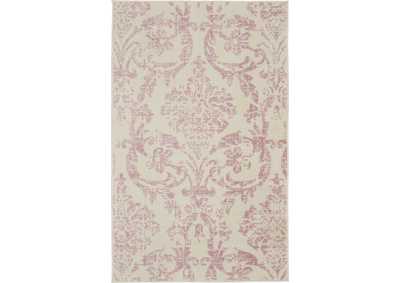 Image for Nourison Jubilant 3'x5' White and Pink Area Rug