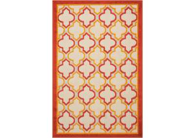 Image for Nourison Aloha ALH06 Red 3'x4' Indoor-outdoor Area Rug