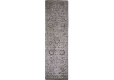 Image for Nourison Luminance LUM06 Grey 8' Runner Hallway Rug