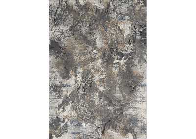 Image for Nourison Tangra 5'x7' Grey Multi Area Rug