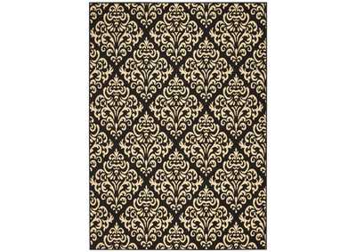 Image for Nourison Grafix GRF06 Black 5'x7' Area Rug