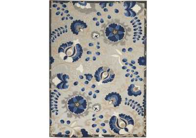 Image for Nourison Aloha 6'x9' Blue Patio Area Rug