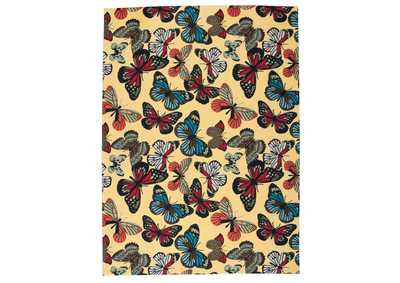 Image for Nourison Home & Garden RS018 Yellow 8'x11' Rug