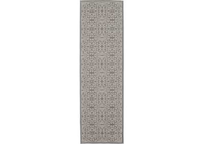 Image for Nourison Jubilant JUB06 Grey 7' Runner Low-pile Hallway Rug