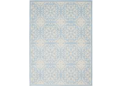 Image for Nourison Jubilant JUB06 Light Blue 6'x9' Beach Area Rug