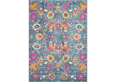 Image for Nourison Passion PSN01 Blue Multicolor 4'x6' Boho Area Rug