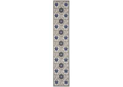 Image for Nourison Aloha 12' Runner Grey Patio Area Rug