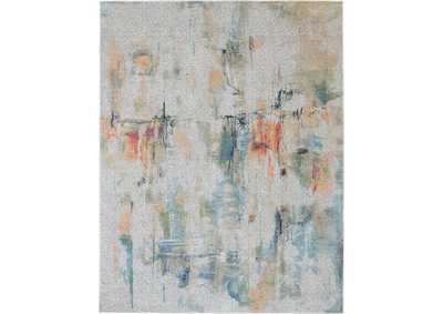 Image for Nourison Ankara Global ANR09 White Multicolor 9'x12' Oversized Textured Rug