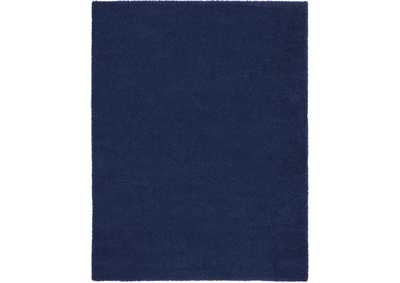 Image for Nourison Malibu Shag MSG01 Dark Blue 9'x12' Oversized Rug