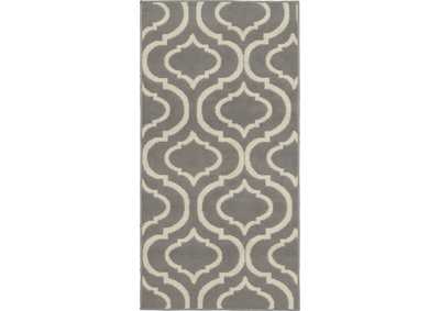 Image for Nourison Jubilant 2' x 4' Small Grey Trellis Area Rug