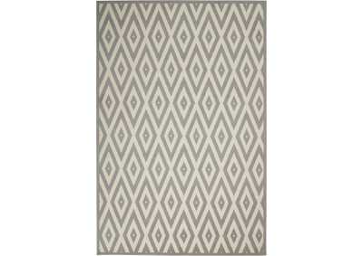 Image for Nourison Grafix GRF18 Grey and White 5'x7' Area Rug