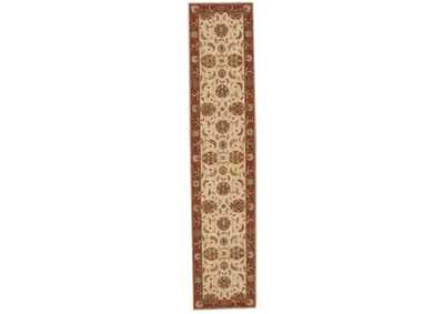 Image for Nourison Living Treasures LI04 Beige Multicolor 12' Runner Hallway Rug