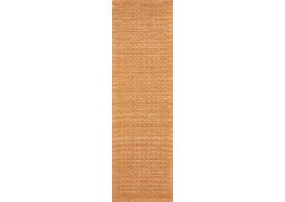 Image for Nourison Marana MNN01 Orange 8' Runner Wool Hallway Rug