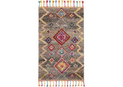 Image for Nourison Nomad 2' X 4' Grey Multicolor Scandinavian Area Rug