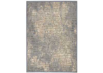 Image for kathy ireland Home Sahara KI395 Charcoal and Beige 5'x7' Area Rug