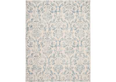 Image for Nourison Jubilant 9'x12' White and Blue Area Rug