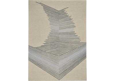 Image for Nourison Symmetry SMM06 Ivory 9'x12' Oversized Textured Rug