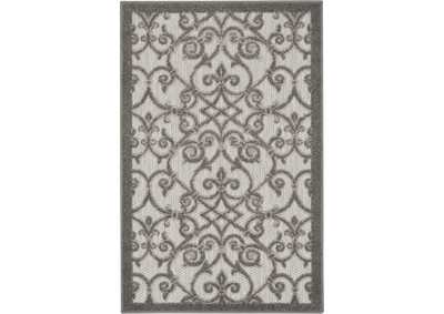 Image for Nourison Aloha 3'x4' Grey Patio Area Rug