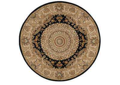 Image for Nourison 2000 2233 Black 4' Round Area Rug