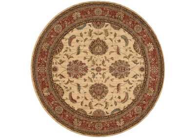 Image for Nourison Living Treasures LI04 Beige Multicolor 8' Round Rug