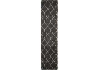 Image for Nourison Amore AMOR2 Black 10' Runner Hallway Rug