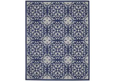 Image for Nourison Jubilant 8' x 10' Navy Ivory Transitional Area Rug