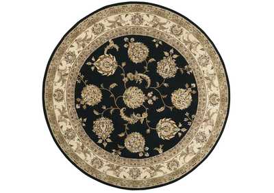 Image for Nourison 2000 8' Round Black Area Rug