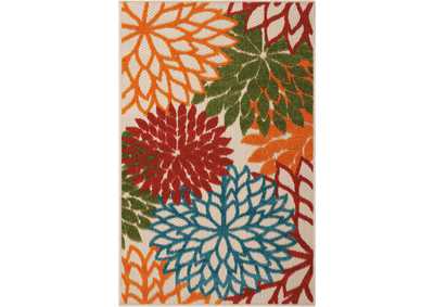 Image for Nourison Aloha ALH05 Green 3'x4' Indoor-outdoor Area Rug