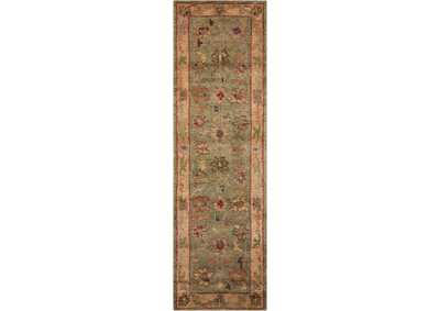 Image for Nourison Tahoe TA03 Green 8' Runner Hallway Rug