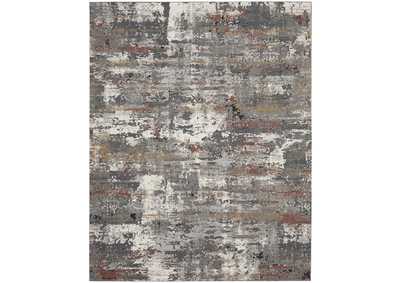 Image for Nourison Tangra 9'x12' Grey Multi Area Rug