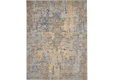 Image for Nourison Majestic 9'x12' Beige and Blue Vintage Area Rug