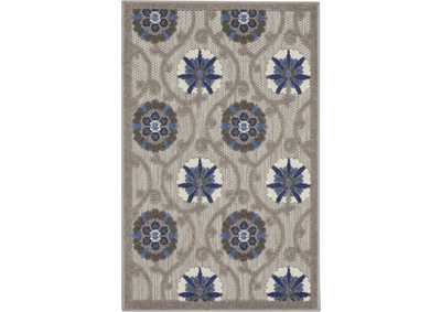 Image for Nourison Aloha 3'x4' Grey Patio Area Rug