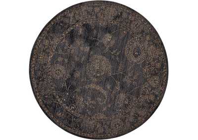 Image for Nourison 2020 NR202 Charcoal 8' Round Area Rug