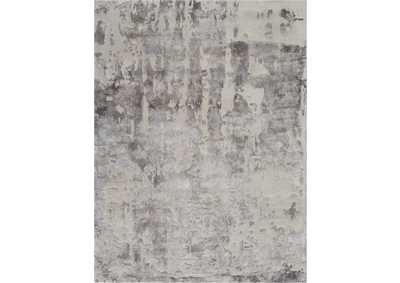 Image for Nourison Prismatic 6'x8' Silver Grey Abstract Area Rug
