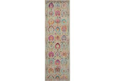 Image for Nourison Vintage Kashan VKA04 Ivory Multicolor 8' Runner Hallway Rug